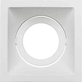 Plafon Embutir Alumínio Square 11,6cm - BRANCO