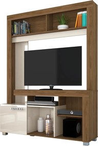 Estante de TV 50 Pol 136cm Sala de Estar Mervan Naturale/Off White M20 - D'Rossi