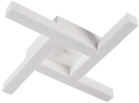 Plafon Dora 42,5X42,5Cm Led 24,4W Bivolt | Usina 19265/42 (FN-F - Fendi Fosco, 3000k)