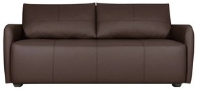 Sofá Decorativo Sala de Estar Lily 3 Lugares 200cm Couro Café G34 - Gran Belo