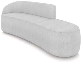 Sofá 4 Lugares Orgânico 220 cm Morgan Bouclê - Verde - Cinza