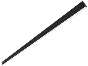 Plafon Led Sobrepor Retangular 53,4W 3000K Fit40 - PRETO