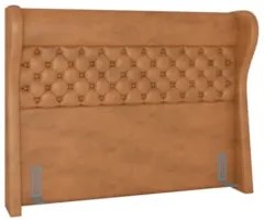 Cabeceira Cama Box Casal 140cm Trinidad Z37 Sintético Caramelo - Mpoze