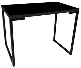 Kit Estante Multiuso Porto e Mesa Para Computador Porto Preto 120 cm - D'Rossi