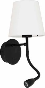 Arandela Led Metal Preto 2w 3000k Cozy