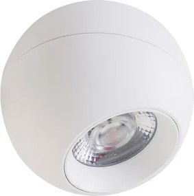 Spot Led Sobrepor Aluminio Branco 7W 24 3000K Iris