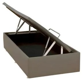 Base de Cama Box Bau Physical Camurca Bege Solteiro 88 cm (LARG) - 52535 Sun House