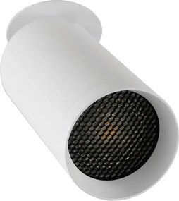 Spot Aluminio Com Honeycomb 7,1Cm Lisse Iii - BRANCO