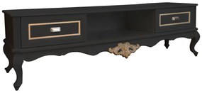 Rack Lavanda 2m - Preto com Dourado Soléil  Kleiner