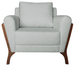 Poltrona Decorativa Sabrina Veludo Granito