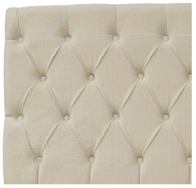 Cabeceira Estofada Liverpool 140 cm Casal Linho Bege - ADJ Decor