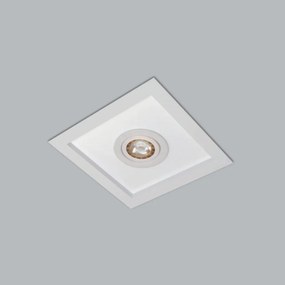 Luminária De Embutir Magnum Quadrado 32X32X10Cm 2L E27 + 01 Par20 | Us... (FN-F - Fendi Fosco)