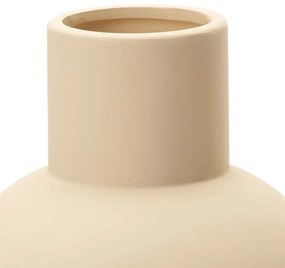 Vaso Decorativo em Cerâmica para Sala de Estar Bege 24 cm M02 - D'Rossi