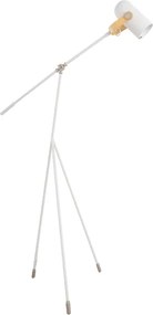 Luminaria De Piso Ferro E Acrilico Bottle - BRANCO