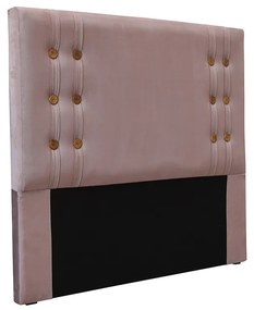 Cabeceira Cama Box Casal 140 cm Gênova Veludo S04 - D'Rossi - Lilás