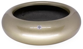 Bacia Decorativa Redondo Ouro Velho M 13X40 cm - D'Rossi