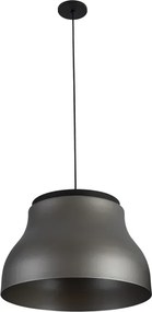 Pendente Alumínio Preto E Grafite Ø47cm Aruá