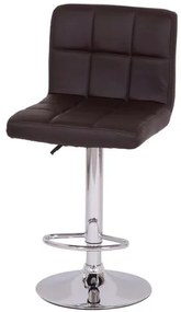 Banqueta Elegancy com Regulagem 1,13 cm (ALT) Cafe Base Cromada - 35828 Sun House