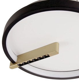 Plafon Byte Ø38,5X7,5Cm Redondo Led 46W 3000K Bivolt Alumínio E Acríli...