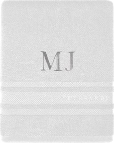 Toalha de Rosto Trussardi 100% Algodão Lecce - Branco Branco