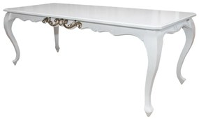 Mesa de Jantar Lavanda - Branco com Fendi Lumiére Provençal Kleiner