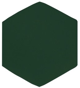 Puff Aramado Hexágono Decorativo Industrial Preto com Suede D03 - D'Rossi - Verde