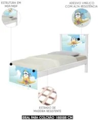 Cama Solteiro Infantil Para Colchão 188x88cm Aviador K06 - Mpozenato