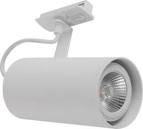 Spot Para Trilho Com Adaptador 15,5x7,6cm Lisse Ii - BRANCO