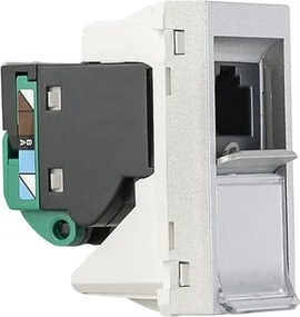 Módulo Tomada De Rede 8 Fios Rj45 Cinza Orion