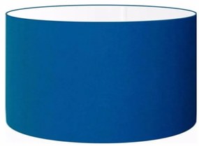 Cúpula Abajur Cilíndrica Cp-7023 Ø50x21cm Azul Marinho