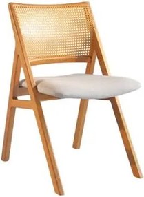 Cadeira Orion Cinamomo Linho Rústico