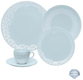 Aparelho de Jantar Porcelana Mia Cristal Oxford 30 Peças