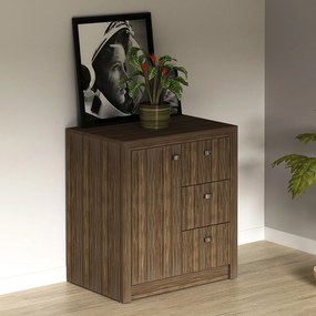 Balcão para Escritório Home Office ME4111 MDP Nogal G69 - Gran Belo