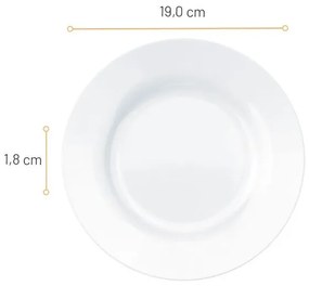 Prato para Sobremesa Opaline