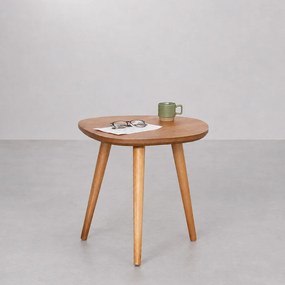 Mesa Lateral Lami Baixa Orgância Canela - 46cmx48cm
