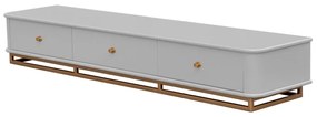 Rack Curve G - Branco c/ Detalhes Dourado Soleil Kleiner