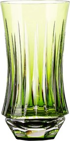 Copo de Cristal Lapidado P/ Long Drink 19 - Verde Claro  Verde Claro - 66