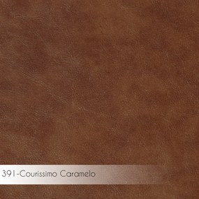 Kit 2 Cadeiras de Jantar Decorativa Base Aço Preto Luigi PU Caramelo G17 - Gran Belo