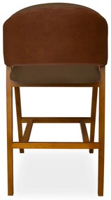 Banqueta Suellen Compose Couríssimo Whisky / Marrom