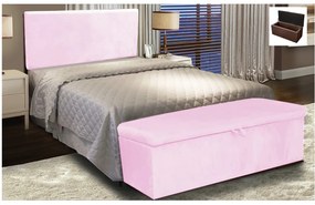 KIT CALCADEIRA E PAINEL CLEAN 160 CM SUE - Rosa Bebê