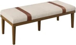 Recamier Puff Estofado King 193cm Shiva Boucle Bege Z04 - Mpozenato