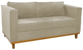 Sofá 2 Lugares Europa Linho Bege ADJ Decor