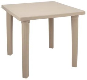 Mesa Tramontina Sancho Areia 80x80cm em Polipropileno