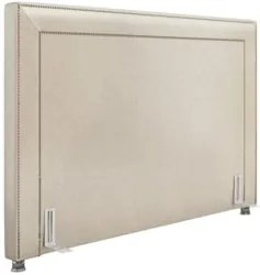 Cabeceira Cama Box Casal 140cm Mali Z37 Sintético Branco - Mpozenato