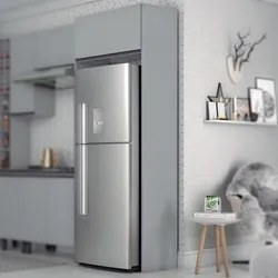 Painel Lateral de Fechamento para Cozinha 49cm 100% MDF Belize Cinza –