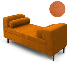 Recamier Casal Queen 160cm Turim Linho Laranjado - Simbal