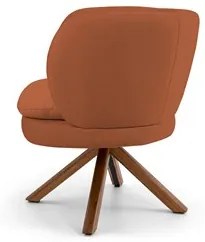 Poltrona Decorativa Sala de Estar Melissa Base Giromad Giratória Velud