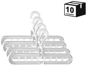 10 Unidades Suporte Organizador Para Cabides Versátil