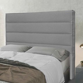 Cabeceira Estofada Nubia 140cm Casal Linho - ADJ Decor