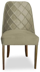 Cadeira de Jantar Dublin Suede Nude